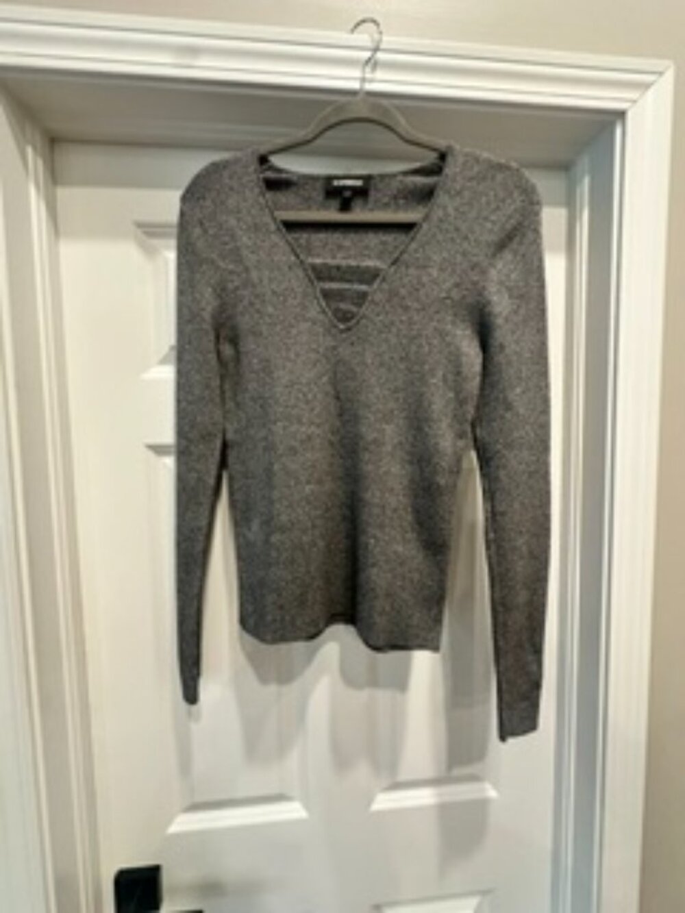 Express Gray Sweater Size Large
